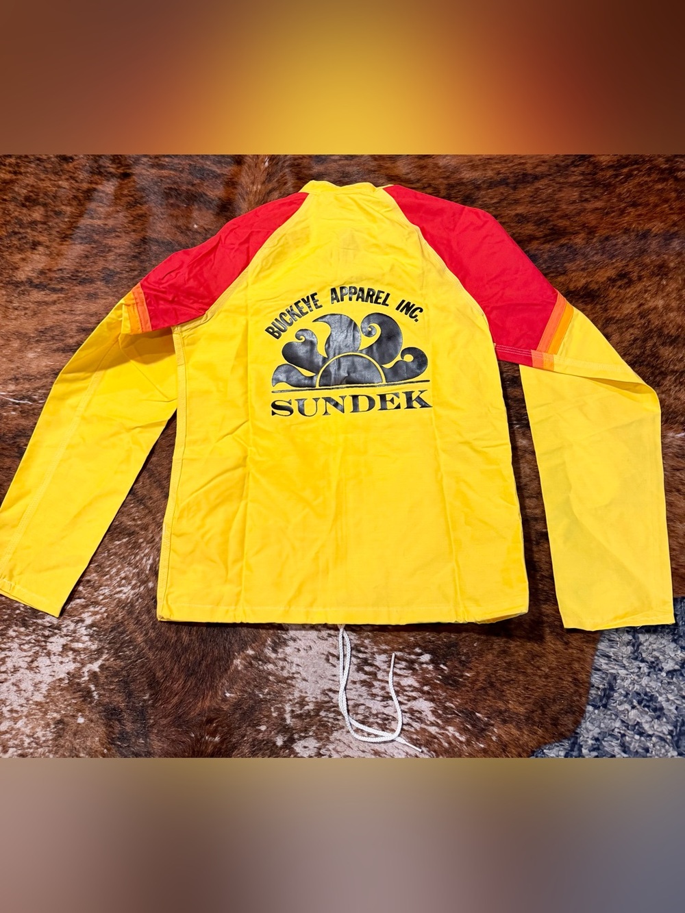 Ultra Rare Vintage 70s 80s Sundek x Buckeye Apparel Inc Surf Jacket Prototype XS